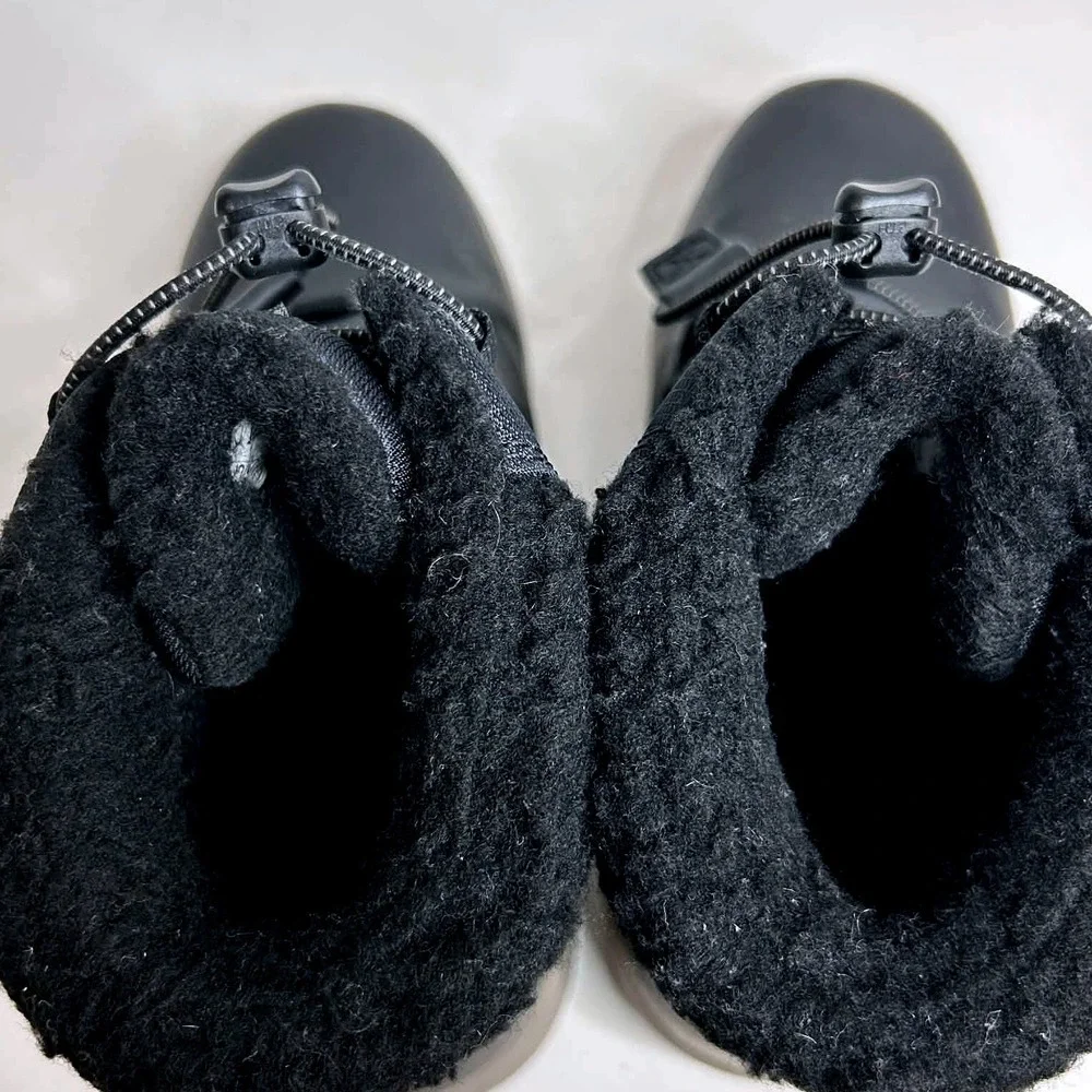Columbia Youth Moritza Waterproof Winter Boots Black 4.5Y